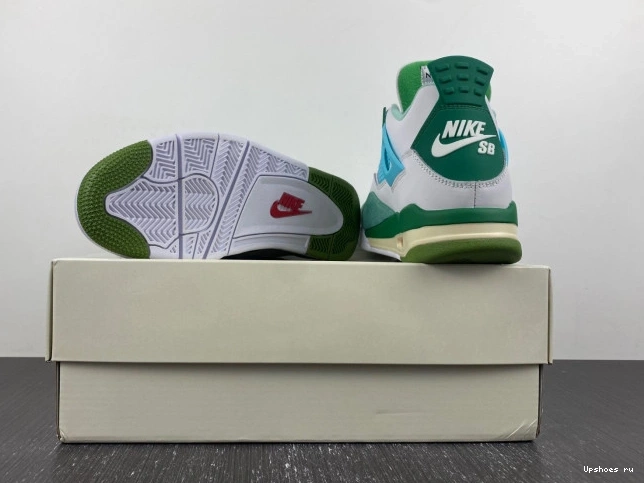  AJ4-KNCW Green (limited edition)  Jordan White  4 SB Grass Retro 0108
